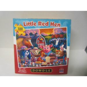 NEW DOODLE  100 PC. LITTLE RED HEN JIGSAW PUZZLE